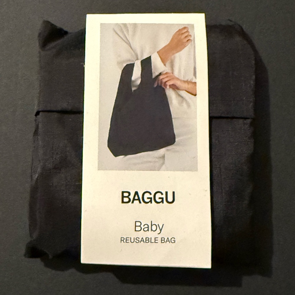 NWT BAGGU BLACK Baby Reusable Bag